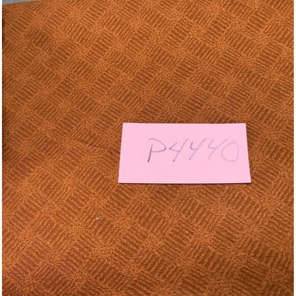 Burnt Orange Textured Fabric Cotton 1/2 yard Crafting Sewing Material - Picture 3 of 3